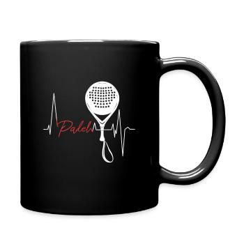 Padel Fan Athlete Gift for Padel Tennis - Full Colour Mug - black - Right