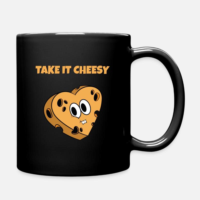 Cheese Addiction Gift for Low Carb Chef I Take It - Full Colour Mug - black