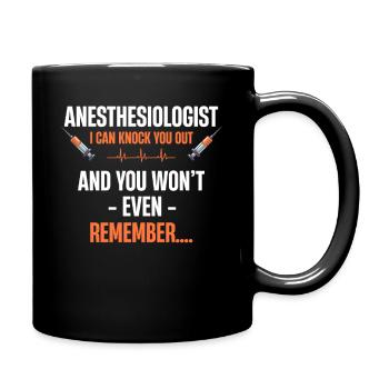 Anesthesiologist I Can Blow Her Away Cardiologist - Full Colour Mug - black - Right