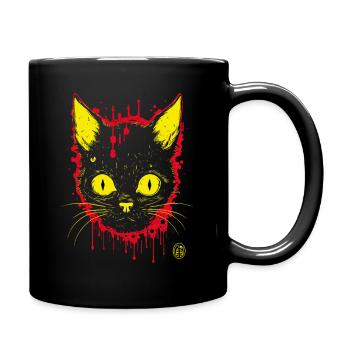 Horror Cat - Full Colour Mug - black - Right