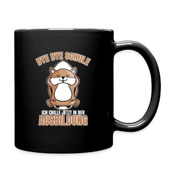 Schulabschluss Realschule Abschluss Hauptschule - Tasse einfarbig - Schwarz - Rechts
