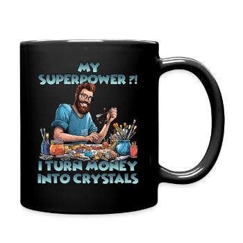CrystalArtisans Cadeau de culture de cristal - Mug uni - noir - Droite