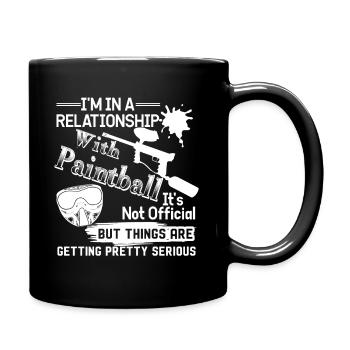 Paintball In A Relationship With Paintball - Full Colour Mug - black - Right