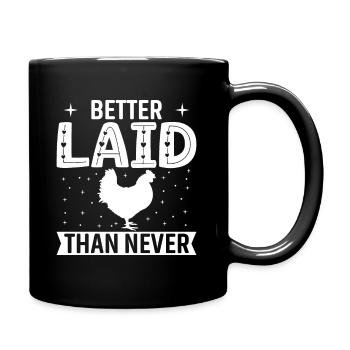 De meilleure humeur que jamais - Mug uni - noir - Droite