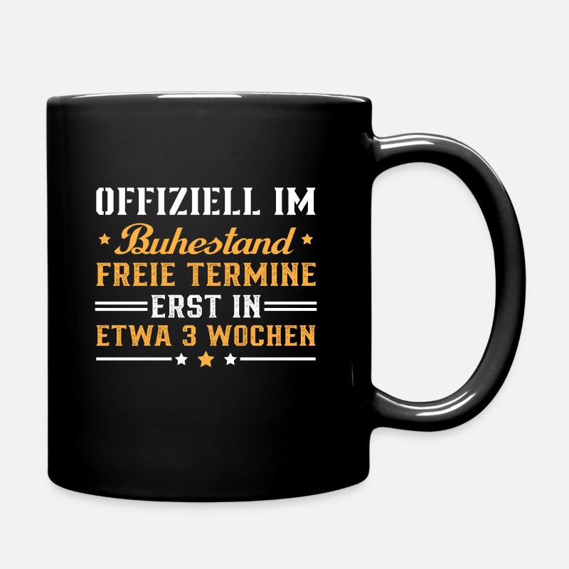 Offiziell im ruhestand - Tasse einfarbig - Schwarz