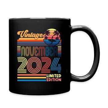Anniversaire novembre 2024. Cadeau Novembre 2024. - Mug uni - noir - Droite