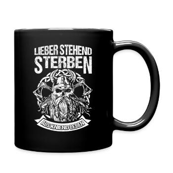 Better to die standing than to live kneeling Punk Rock - Full Colour Mug - black - Right