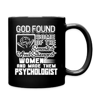 Psychologist Strongest Women Psychologists - Full Colour Mug - black - Right