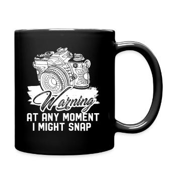 Photographer Photographer Warning - Full Colour Mug - black - Right