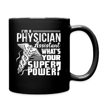 Physician Assistant Physician Assistant Superpower - Full Colour Mug - black - Right