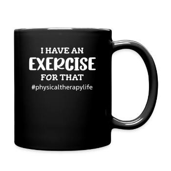I've got an exercise for this funny - Full Colour Mug - black - Right