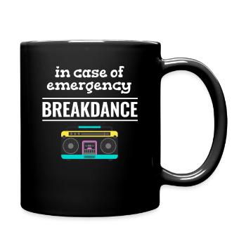 En cas d’urgence, chorégraphe de breakdance ballerine - Mug uni - noir - Droite
