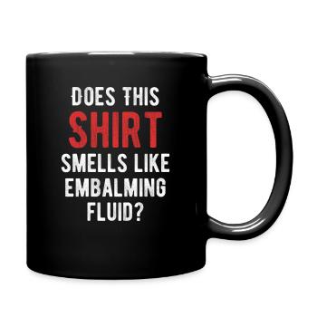 Does this shirt smell like? - Full Colour Mug - black - Right