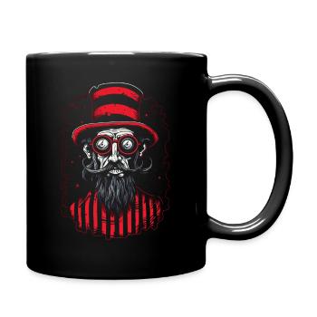 Der magische, zauberhafte Magier-Weirdo - Tasse einfarbig - Schwarz - Rechts