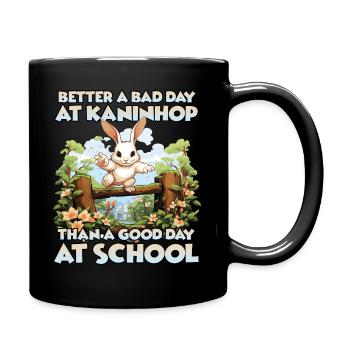 JumpJoy Kaninhop training for your rabbit - Full Colour Mug - black - Right