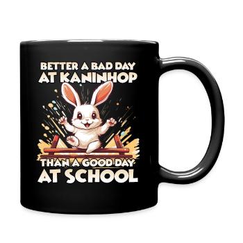 HappyHop training and joy for kaninhop fans - Full Colour Mug - black - Right