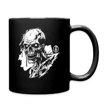 The horror is here: Skeleton Zombie - Full Colour Mug - black - Right