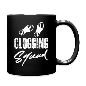 clogging squad Design for a tap dance fan - Full Colour Mug - black - Right