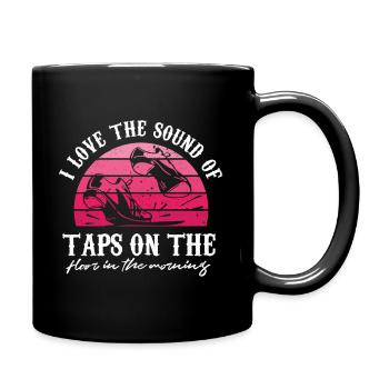 J’adore le bruit des robinets sur le sol Design - Mug uni - noir - Droite