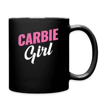 Carbie Girl Kohlenhydrate Liebhaber Frühstück - Tasse einfarbig - Schwarz - Rechts
