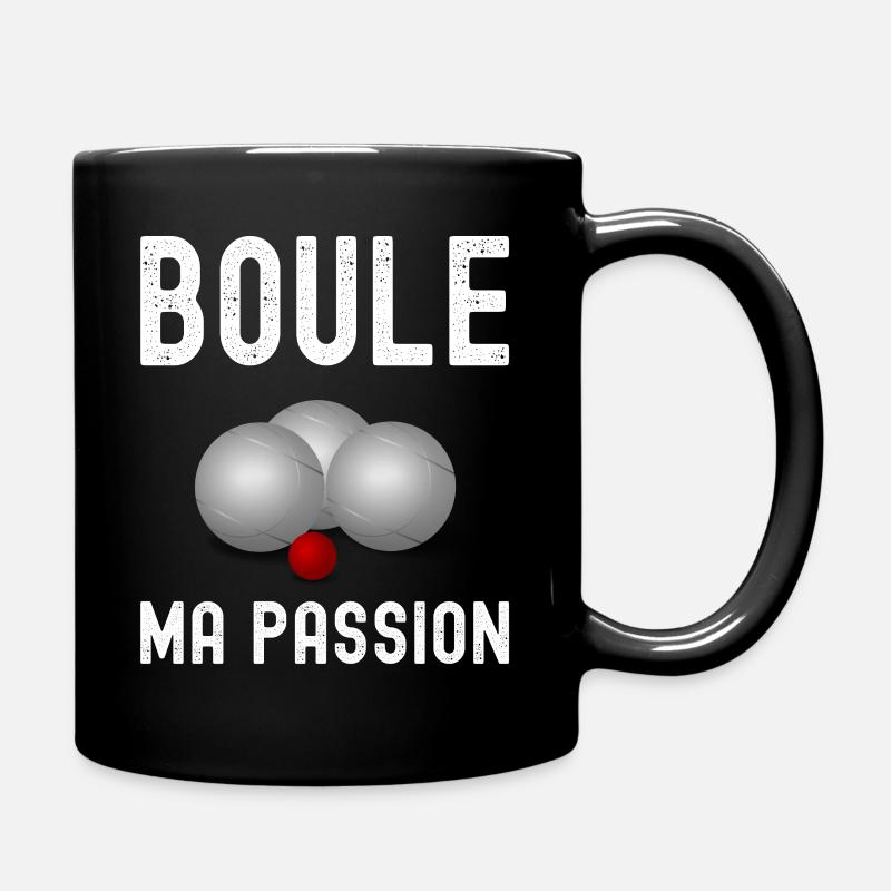 La boule est ma passion - Amateur de pétanque - Mug uni - noir