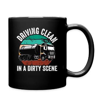 Installateur de système d’égout de pompe de pompe de fosse septique - Mug uni - noir - Droite