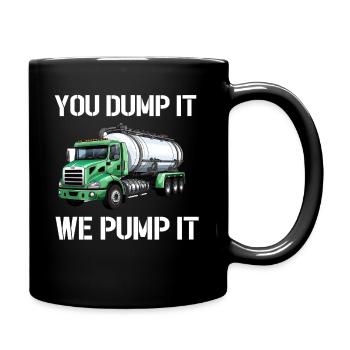 Installateur de système d’égout de pompe de pompe de fosse septique - Mug uni - noir - Droite