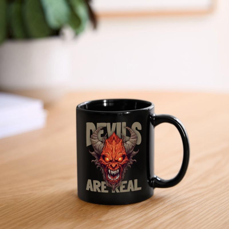 Horror, Devil Devil, Funny Devil Saying Full Colour Mug