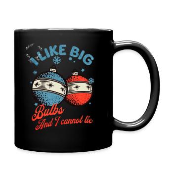 J’aime Big Bulbs et je ne peux pas mentir - Noël - Mug uni - noir - Droite