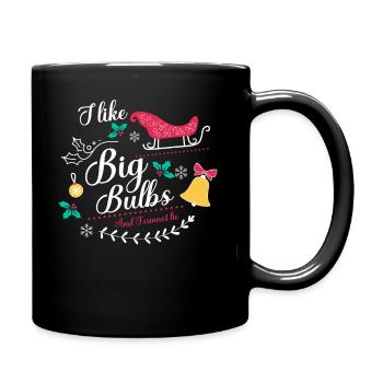 J’aime Big Bulbs et je ne peux pas mentir - Noël - Mug uni - noir - Droite