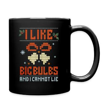 J’aime Big Bulbs et je ne peux pas mentir - Noël - Mug uni - noir - Droite
