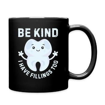 Dentiste, soyez prêt ! - Mug uni - noir - Droite
