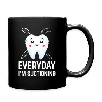 Dentist Dentist Teeth - Full Colour Mug - black - Right