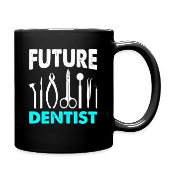 Dentist Student Training Dentist Dental Medicine - Full Colour Mug - black - Right