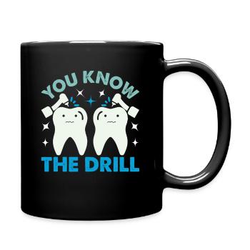 Dentist Dentist Teeth - Full Colour Mug - black - Right