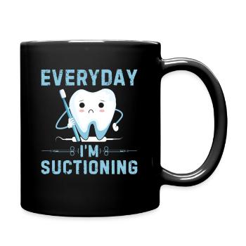 Dentist Dental Practice - Full Colour Mug - black - Right