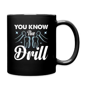 Dentist Dentist Teeth - Full Colour Mug - black - Right