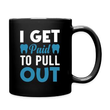 Dentiste Dentiste Dentiste Dents - Mug uni - noir - Droite