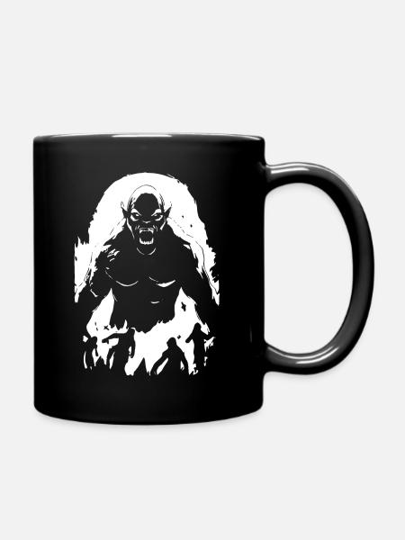 Créature d’horreur apocalyptique semblable à Armageddon - Mug uni - noir
