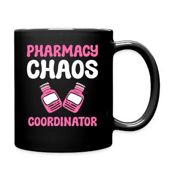 Apothekerleben Apotheker - Tasse einfarbig - Schwarz - Rechts