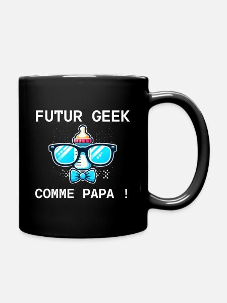 Futur geek cadeau annonce grossesse humour - Mug uni - noir