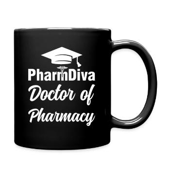 Apotheker Doktor der Medizin Doktor der Apotheke - Tasse einfarbig - Schwarz - Rechts