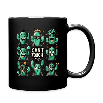 Cactus - Can't touch this - Full Colour Mug - black - Right