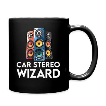 Autoradio pour haut-parleurs d’installateur audio Basse de voiture - Mug uni - noir - Droite