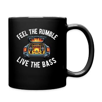 Autoradio pour haut-parleurs d’installateur audio Basse de voiture - Mug uni - noir - Droite