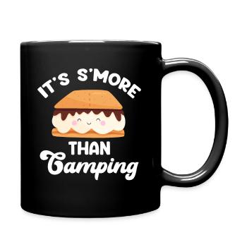 Es Ist Mehr Als Camping Glamping Adventures - Tasse einfarbig - Schwarz - Rechts