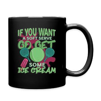 Si vous voulez un service moelleux - Mug uni - noir - Droite