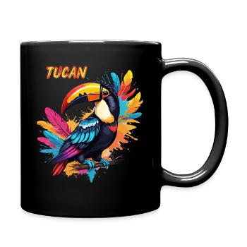 TUKAN - Tasse einfarbig - Schwarz - Rechts