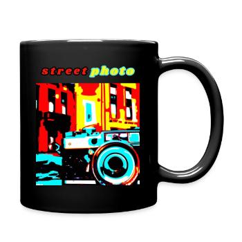 Street photo multicolor - Full Colour Mug - black - Right