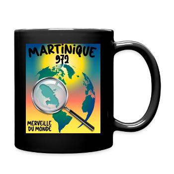 Martinique 972 Weltwunder Frauen oder Männer - Tasse einfarbig - Schwarz - Rechts